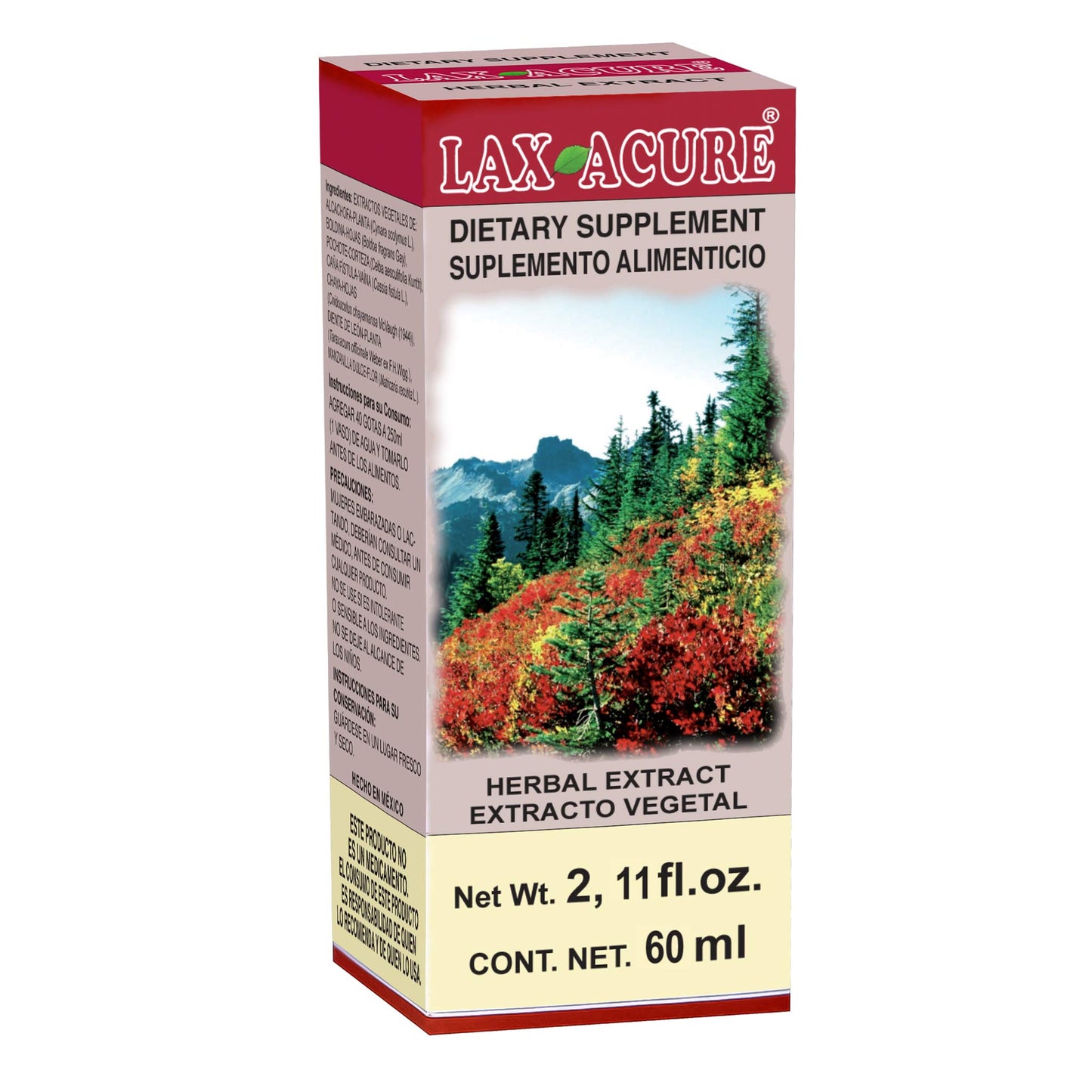 Extracto vegetal LAXACURE ® vaina judia compuesta caja frasco gotero 60ml