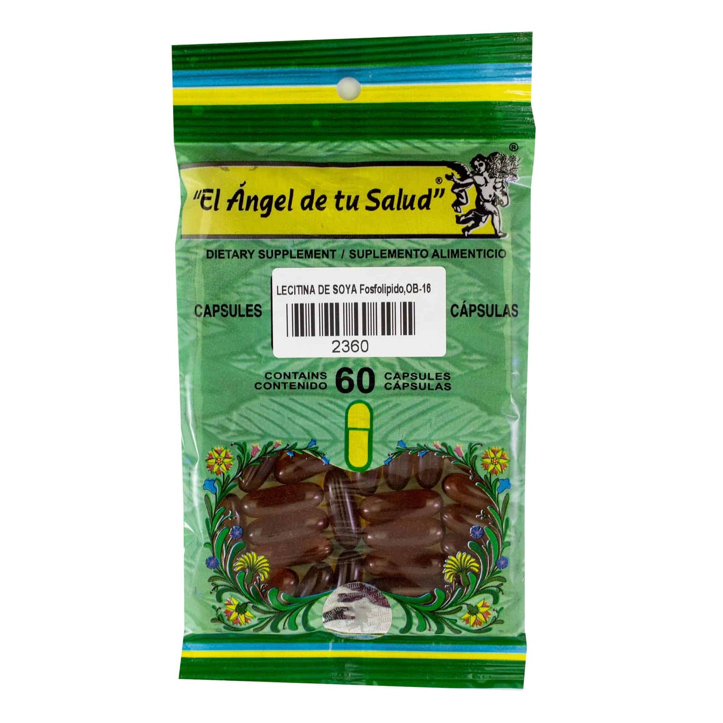LECITINA DE SOYA ™ Cápsulas bolsa con 60