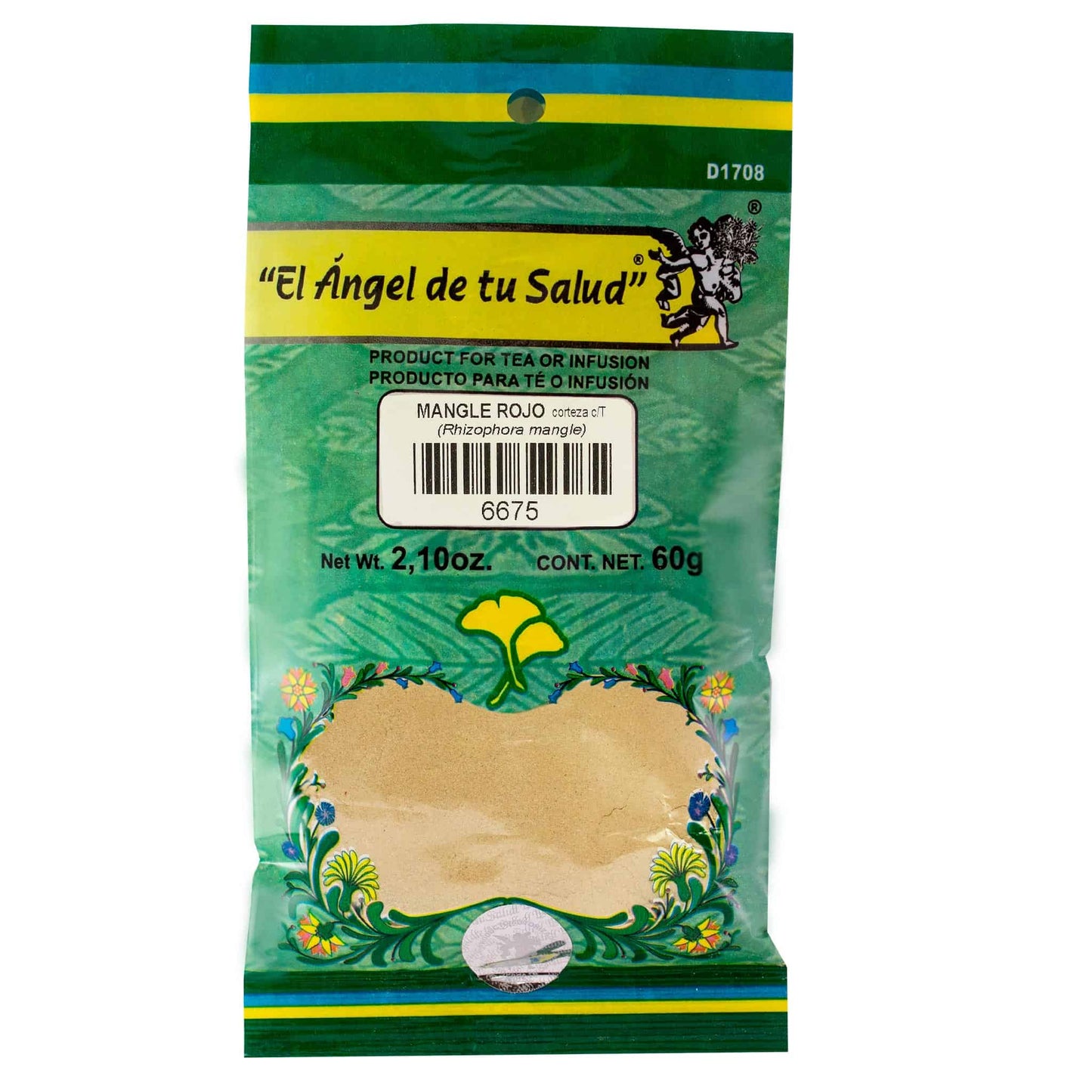 MANGLE ROJO CORTEZA CON TALLO ™ Polvo bolsa de 60g