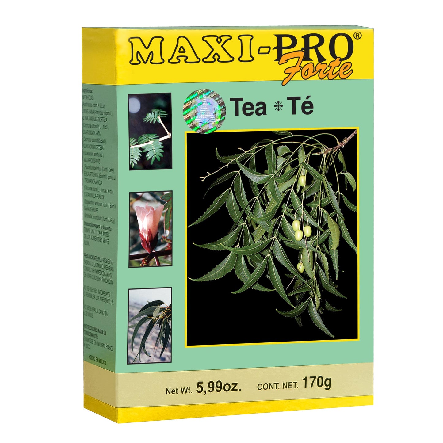 Té granulado MAXIPRO FORTE ® neem compuesto caja 170g