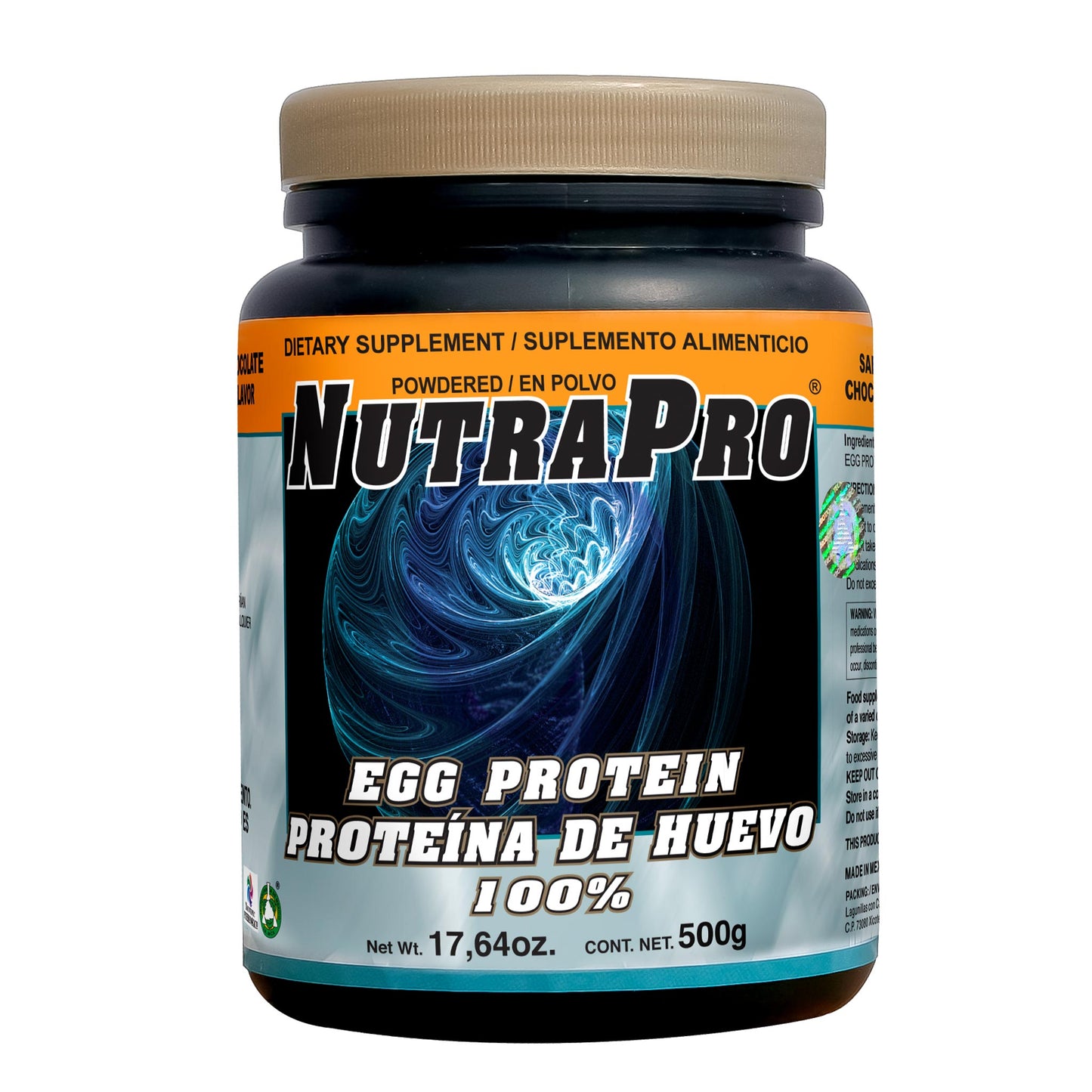 Polvo NUTRAPRO ® proteína de huevo bote 500g