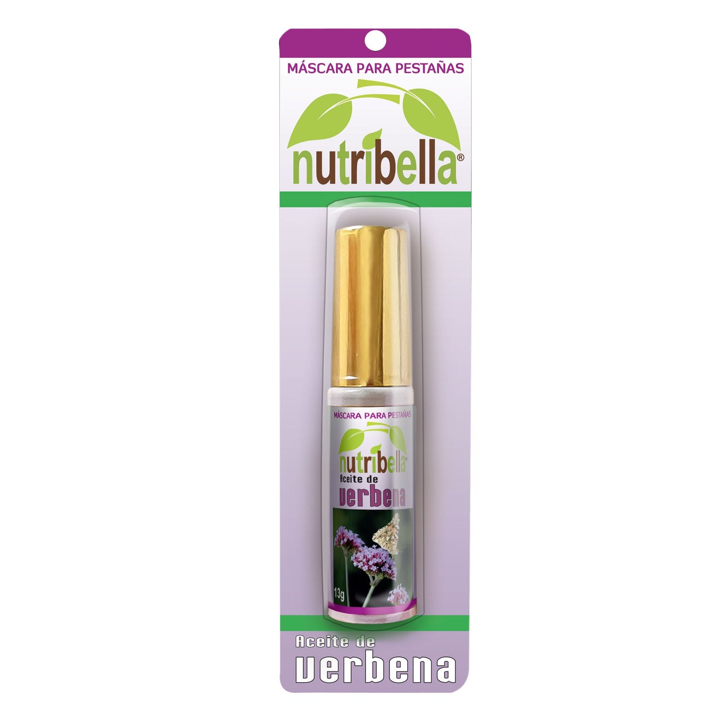 Máscara para pestañas NUTRIBELLA ® aceite de verbena frasco aplicador 13g