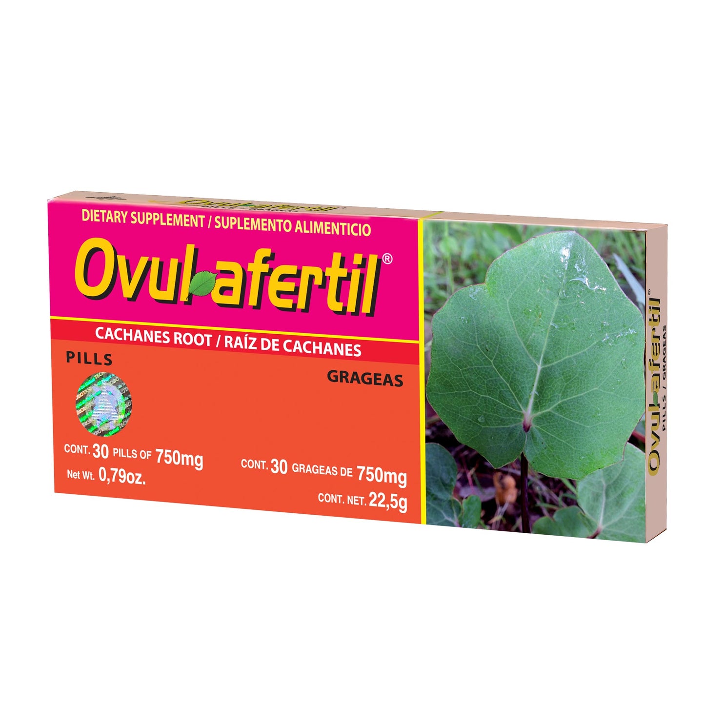 Grageas OVULAFERTIL ® raíz de cachanes caja blister 30