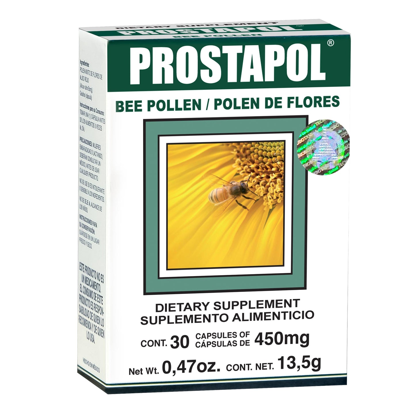 Cápsulas PROSTAPOL ® polen de flores caja blister 30