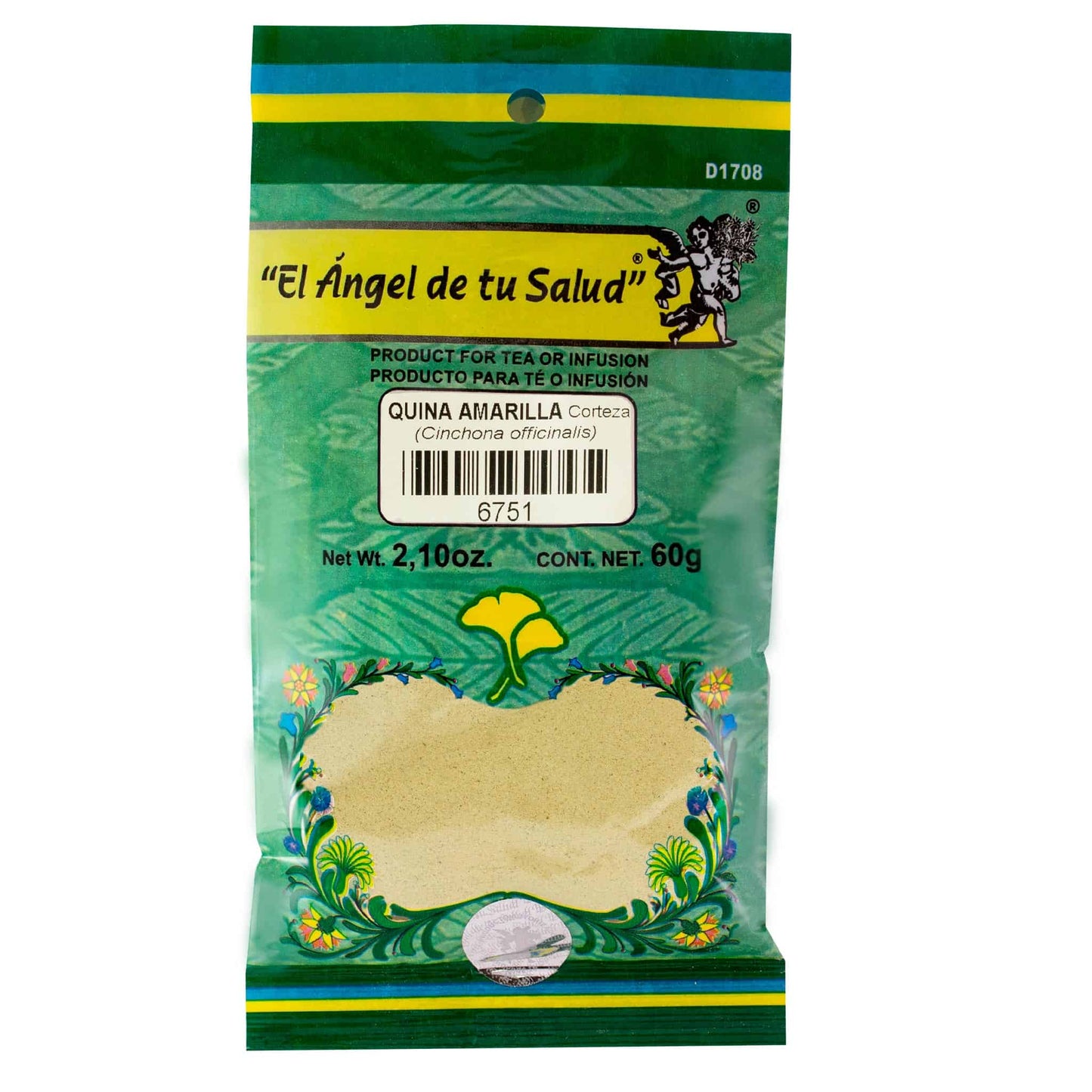 QUINA AMARILLA ™ Polvo bolsa de 60g