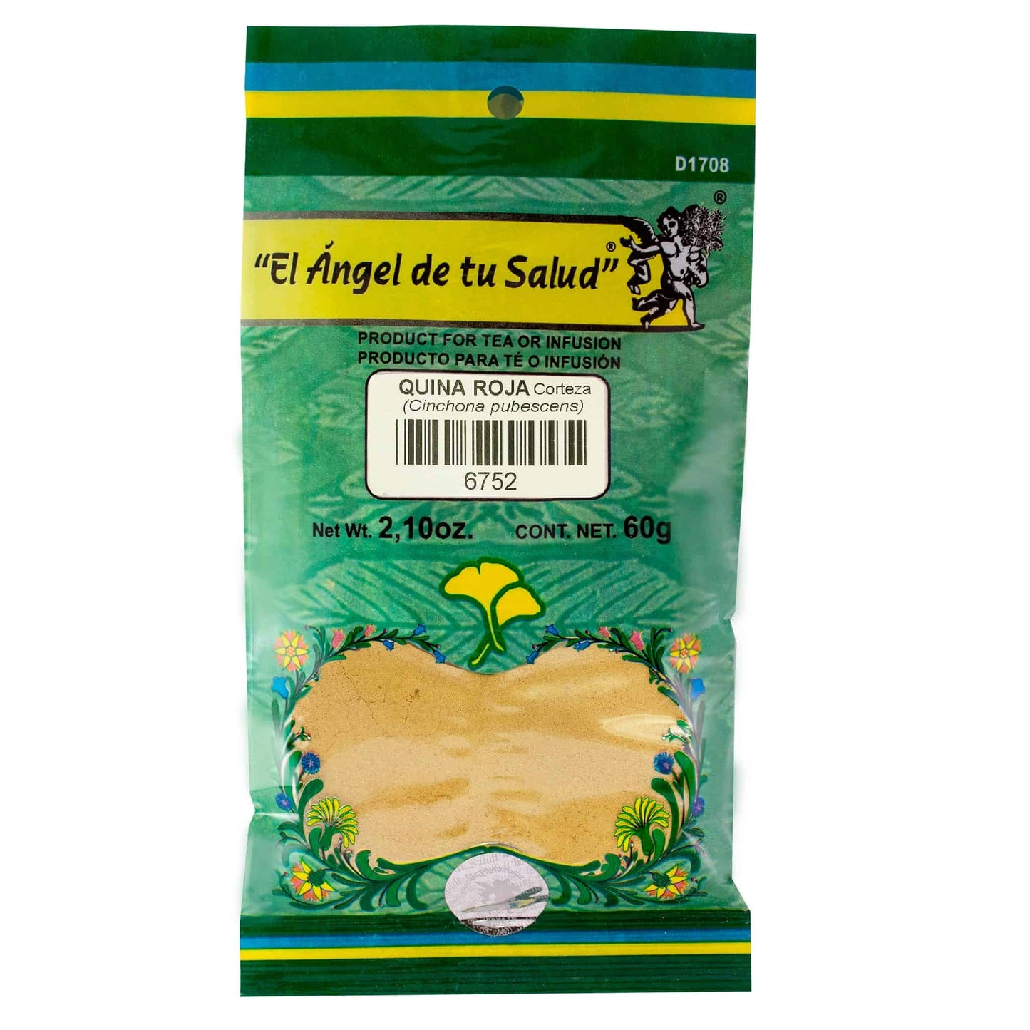 QUINA ROJA ™ Polvo bolsa de 60g