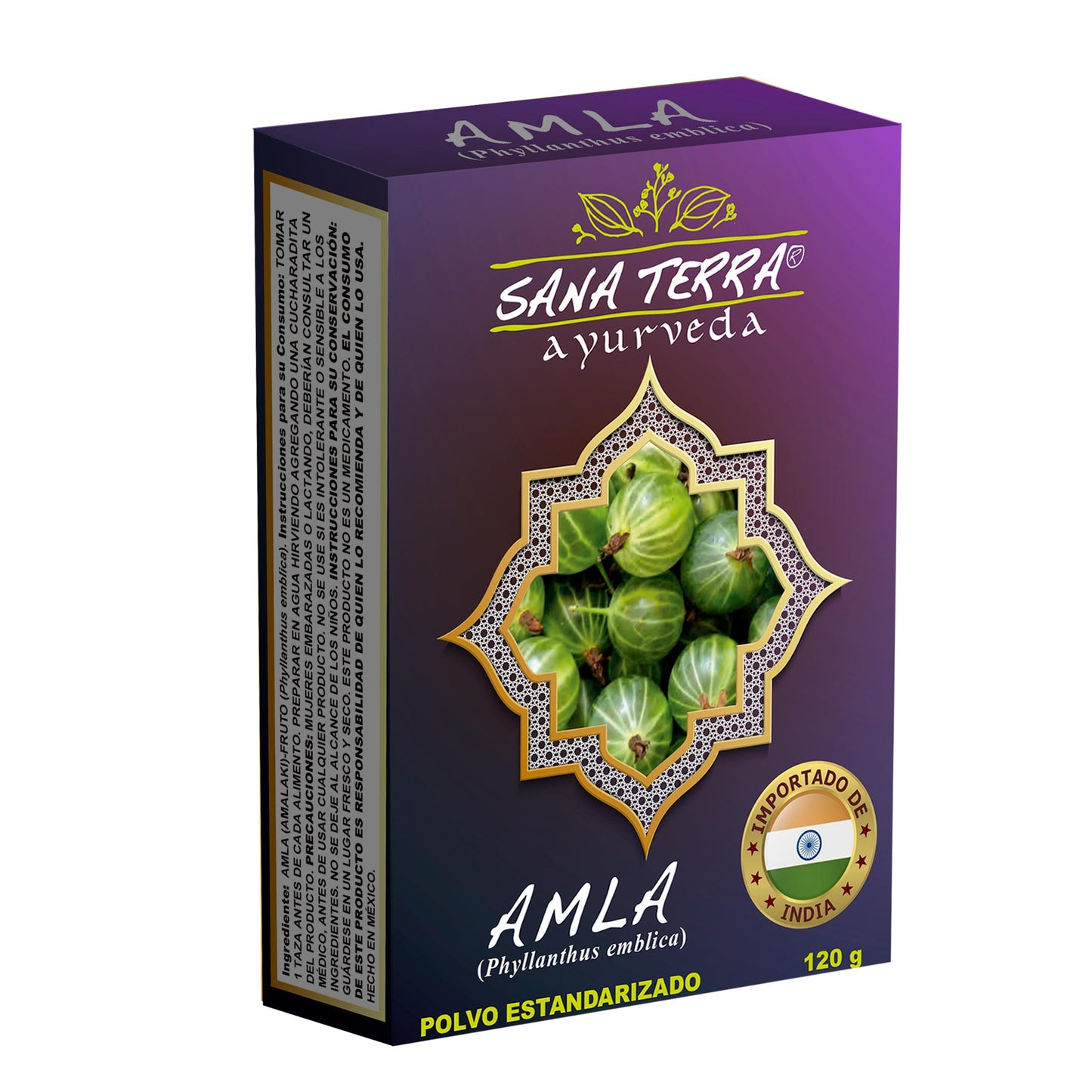 Polvo SANATERRA® amla caja sobre 120g