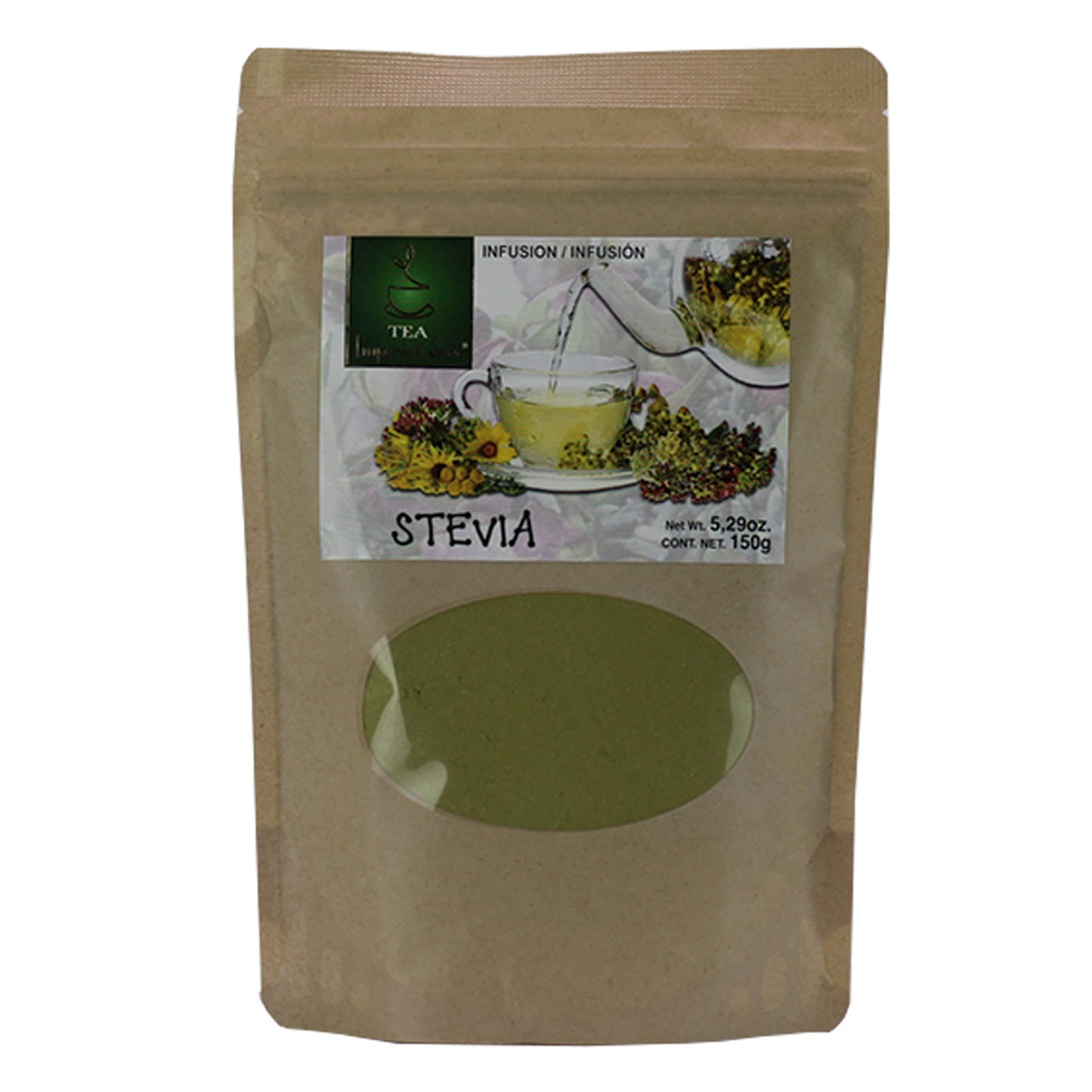 Té en polvo IMPERIALJADE ® hojas de stevia bolsa 150g
