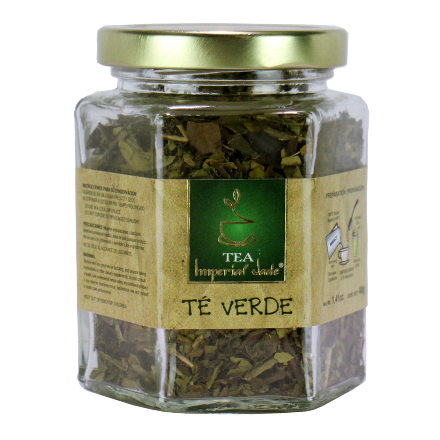 Té granulado IMPERIALJADE ® té verde frasco 40g