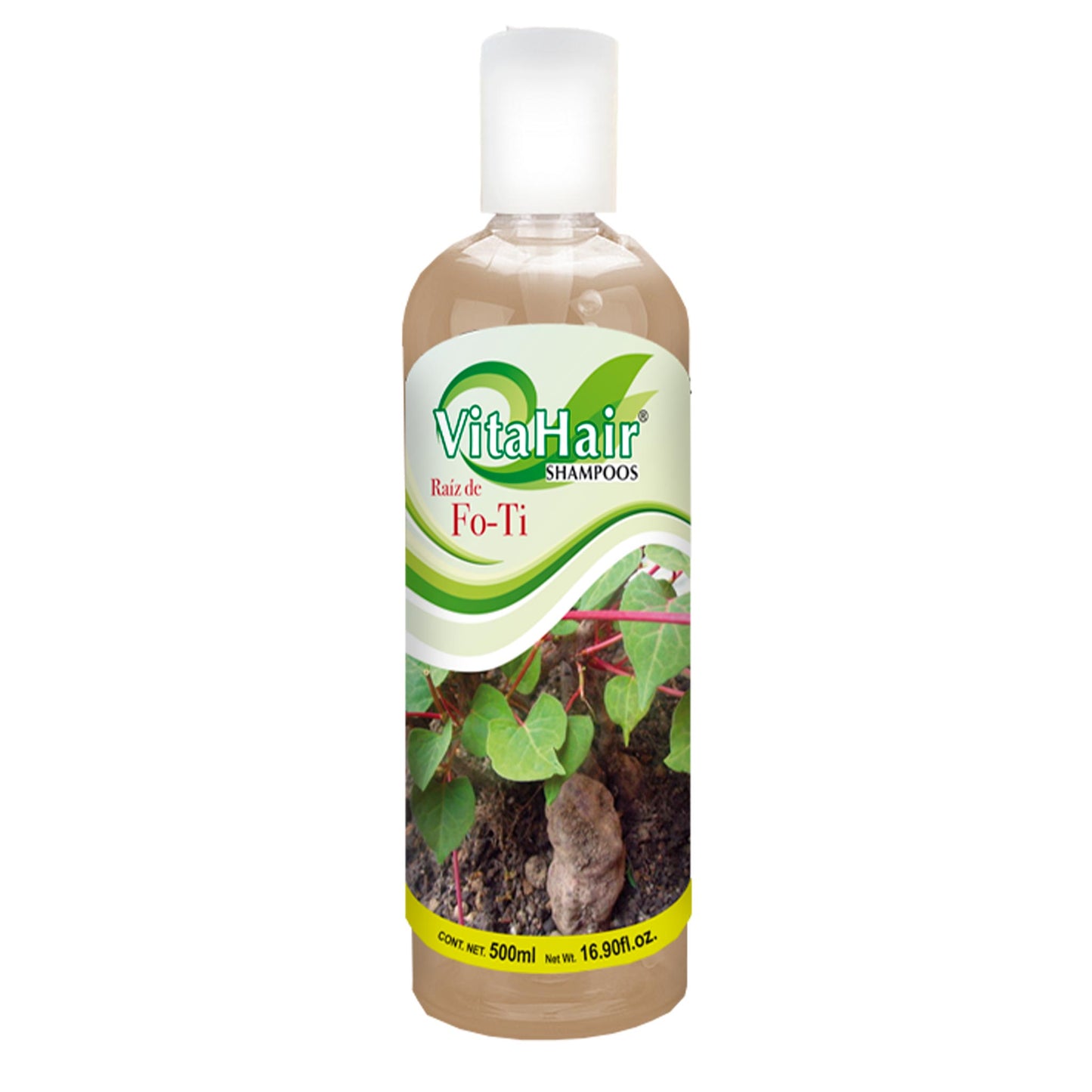 Shampoo VITAHAIR ® raíz de fo-ti frasco 500ml