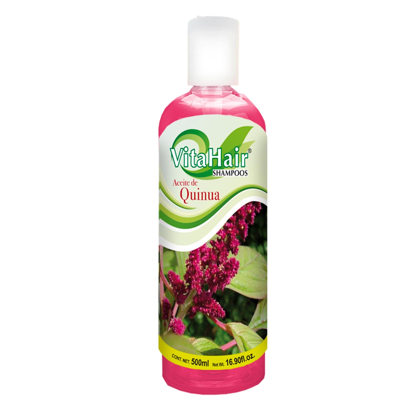 Shampoo VITAHAIR ® aceite de quinua frasco 500ml