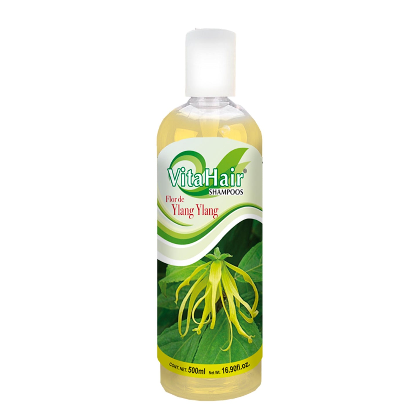 Shampoo VITAHAIR ® flor de ylang ylang frasco 500ml