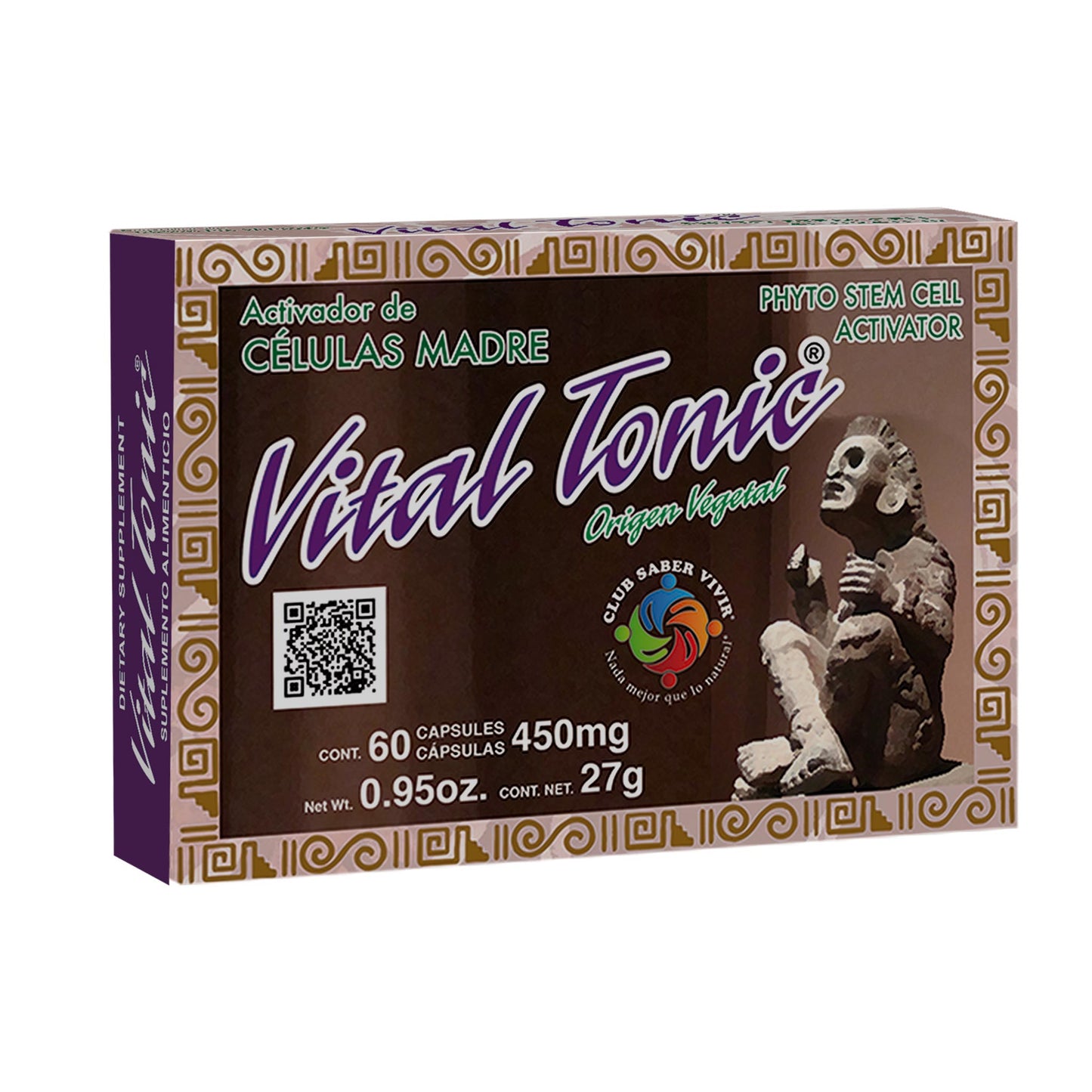 Cápsulas VITAL TONIC ® células madre vegetales caja blister 60