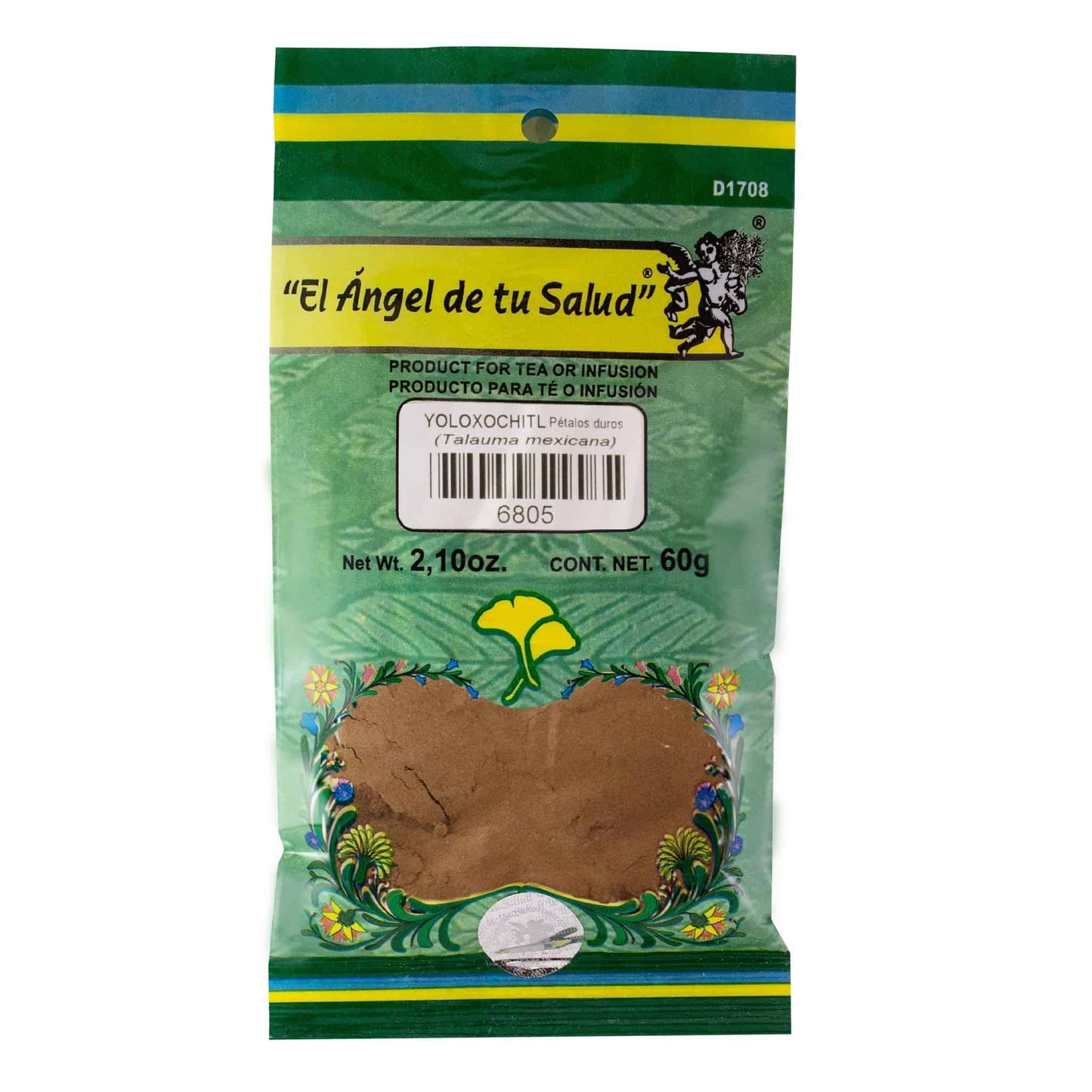 YOLOXOCHITL ™ POLVO PÉTALOS DUROS BOLSA 60g