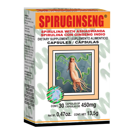SPIRUGINSENG ® 30 cápsulas