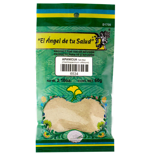 APANICUA tallo madera ™ Polvo bolsa verde 60g