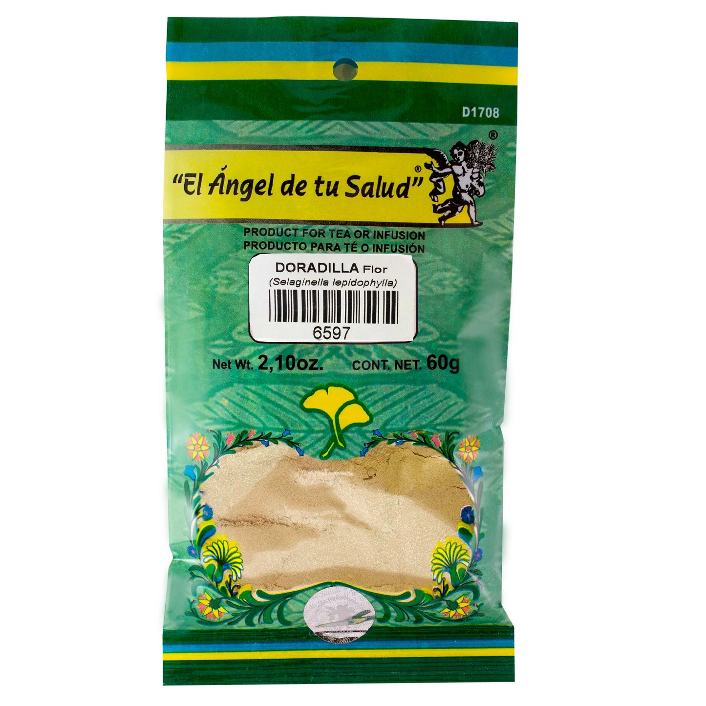 DORADILLA flor ™ Polvo bolsa verde 60g