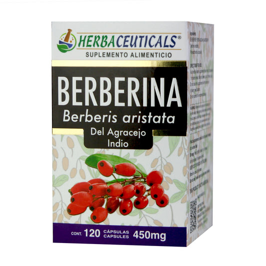 HERBACEUTICALS ® berberina 120 cápsulas