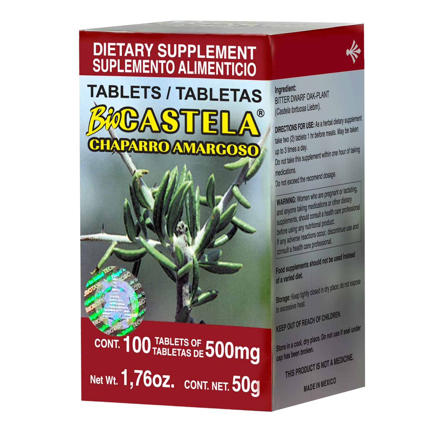 BIOCASTELA ® 100 tabletas