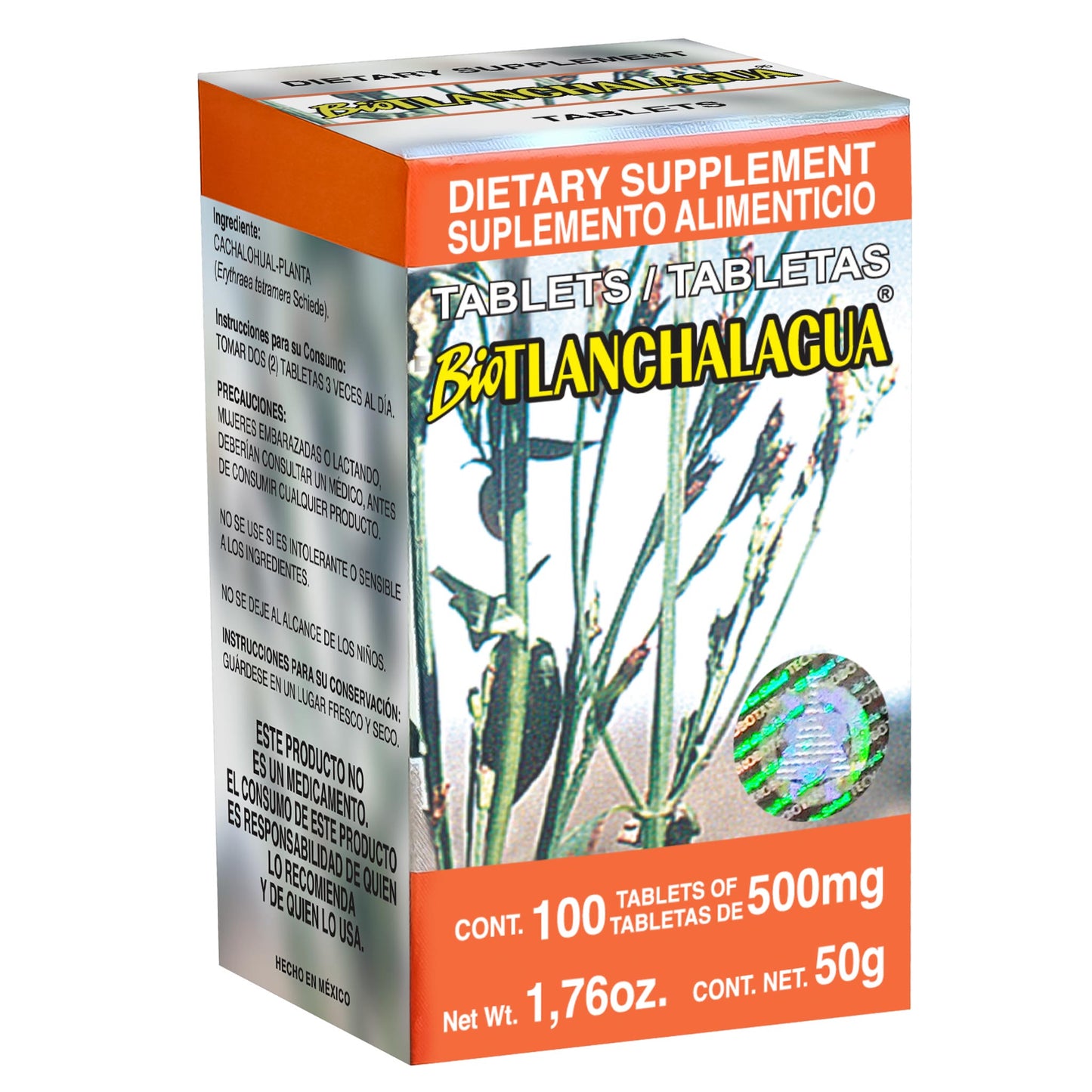 BIOTLANCHALAHUA ® 100 tabletas