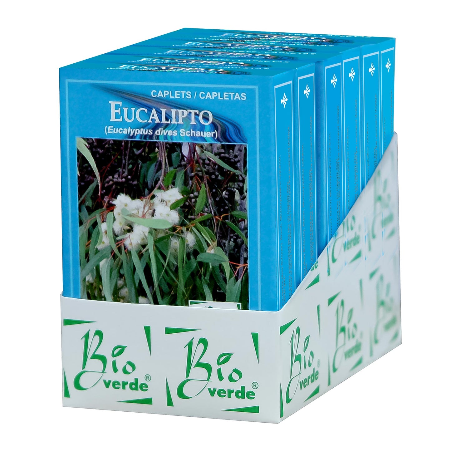 BIOVERDE ® capletas de eucalipto 6 cajas con 60