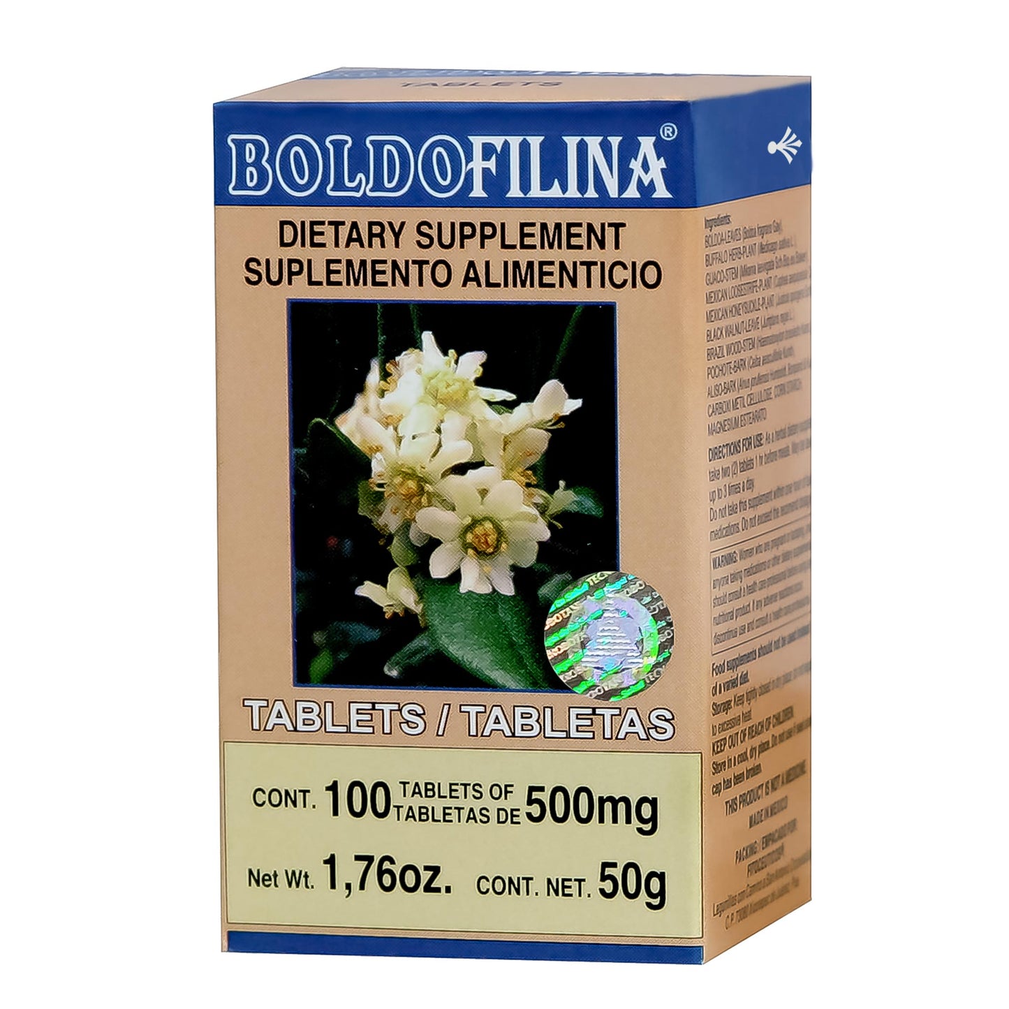 BOLDOFILINA ® 100 tabletas