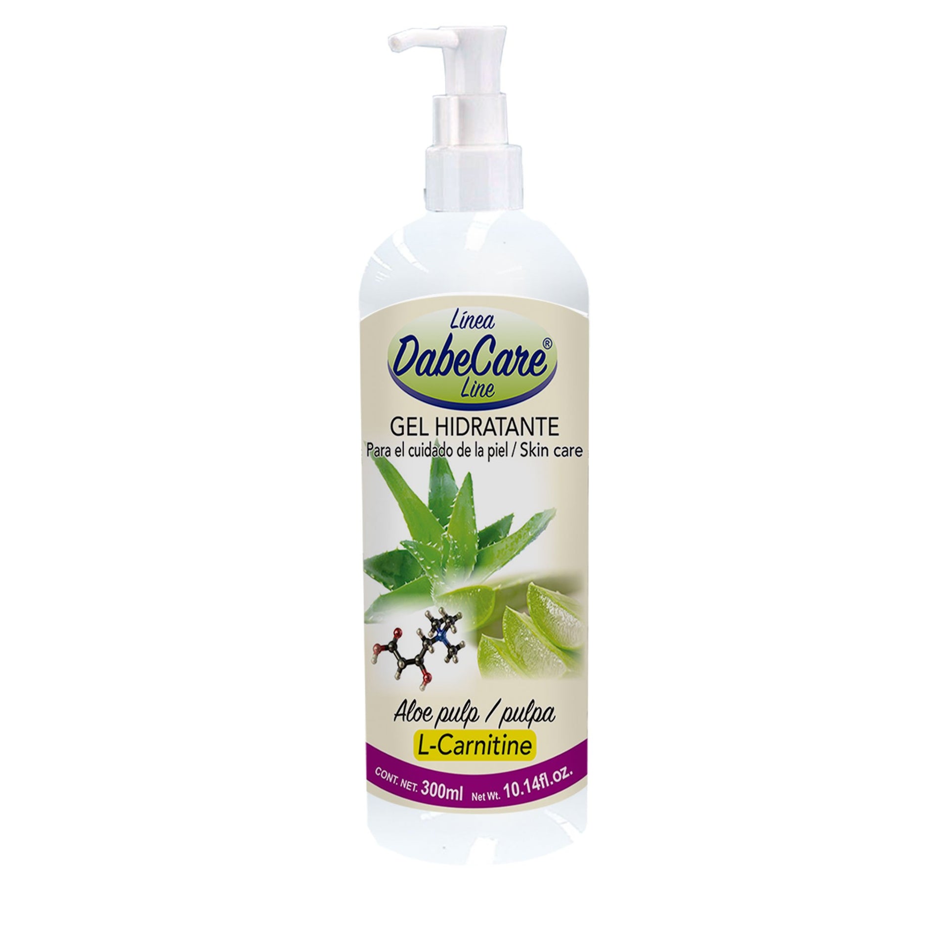 Gel hidratante DABECARE ® gel hidratante l-carnitina frasco 300ml – El  Ángel de tu Salud