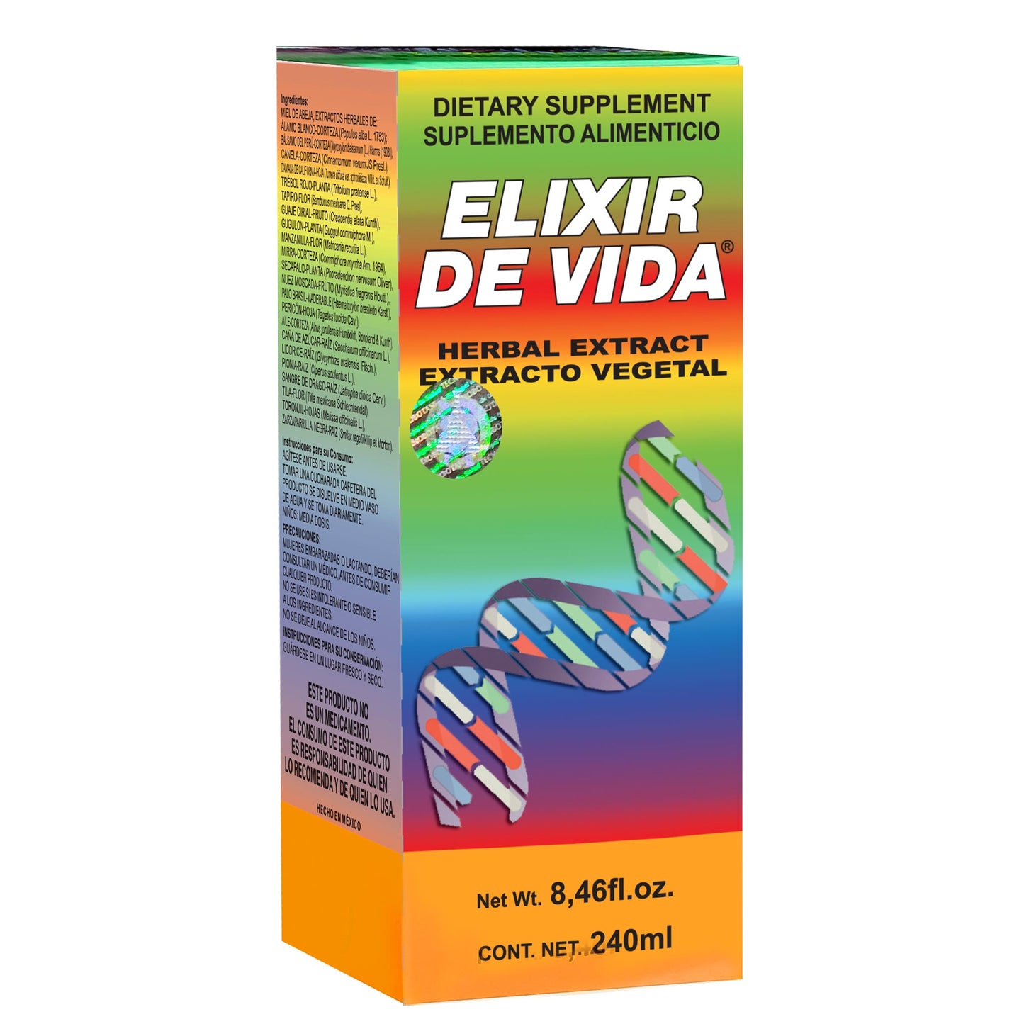ELIXIR DE VIDA ® extracto vegetal 240ml