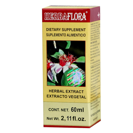 Extracto vegetal HERBAFLORA ® crameria compuesta caja frasco gotero 60ml