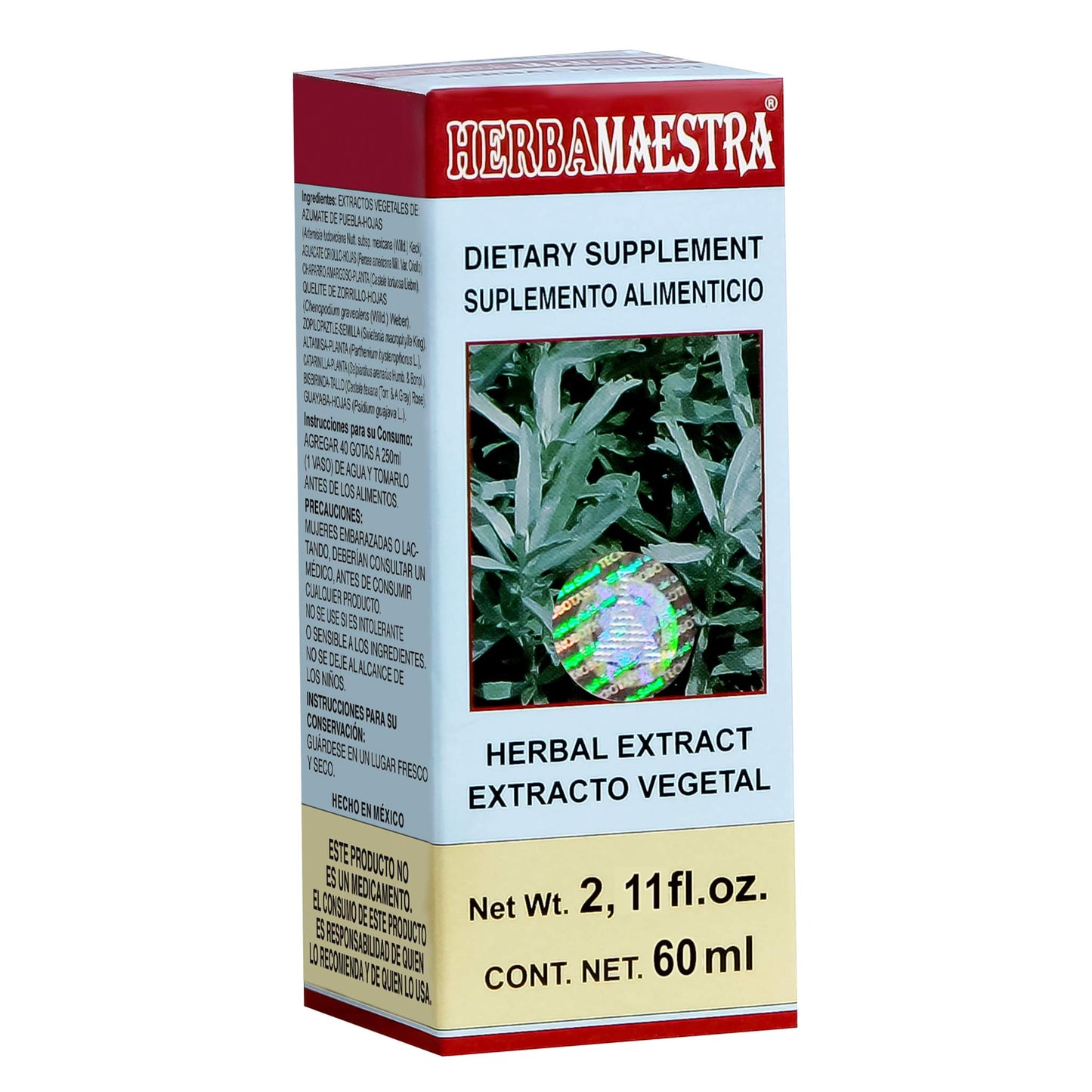 HERBAMAESTRA ® extracto vegetal 60ml