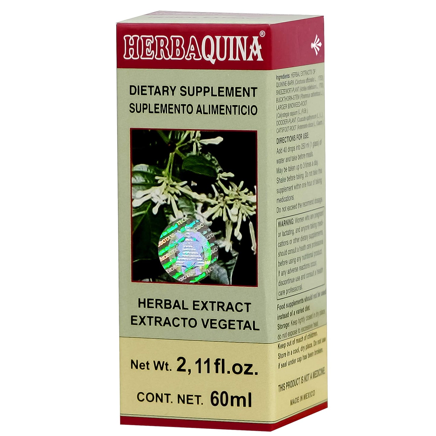 HERBAQUINA ® extracto vegetal 60ml