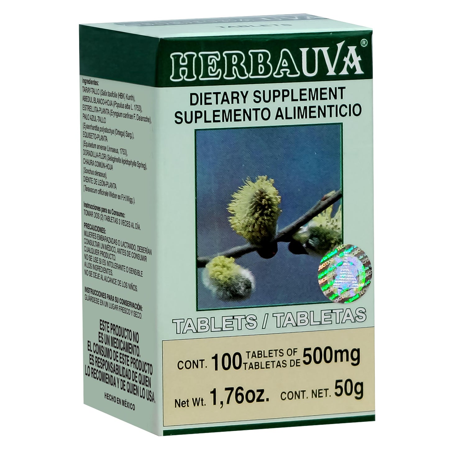 HERBAUVA ® 100 tabletas