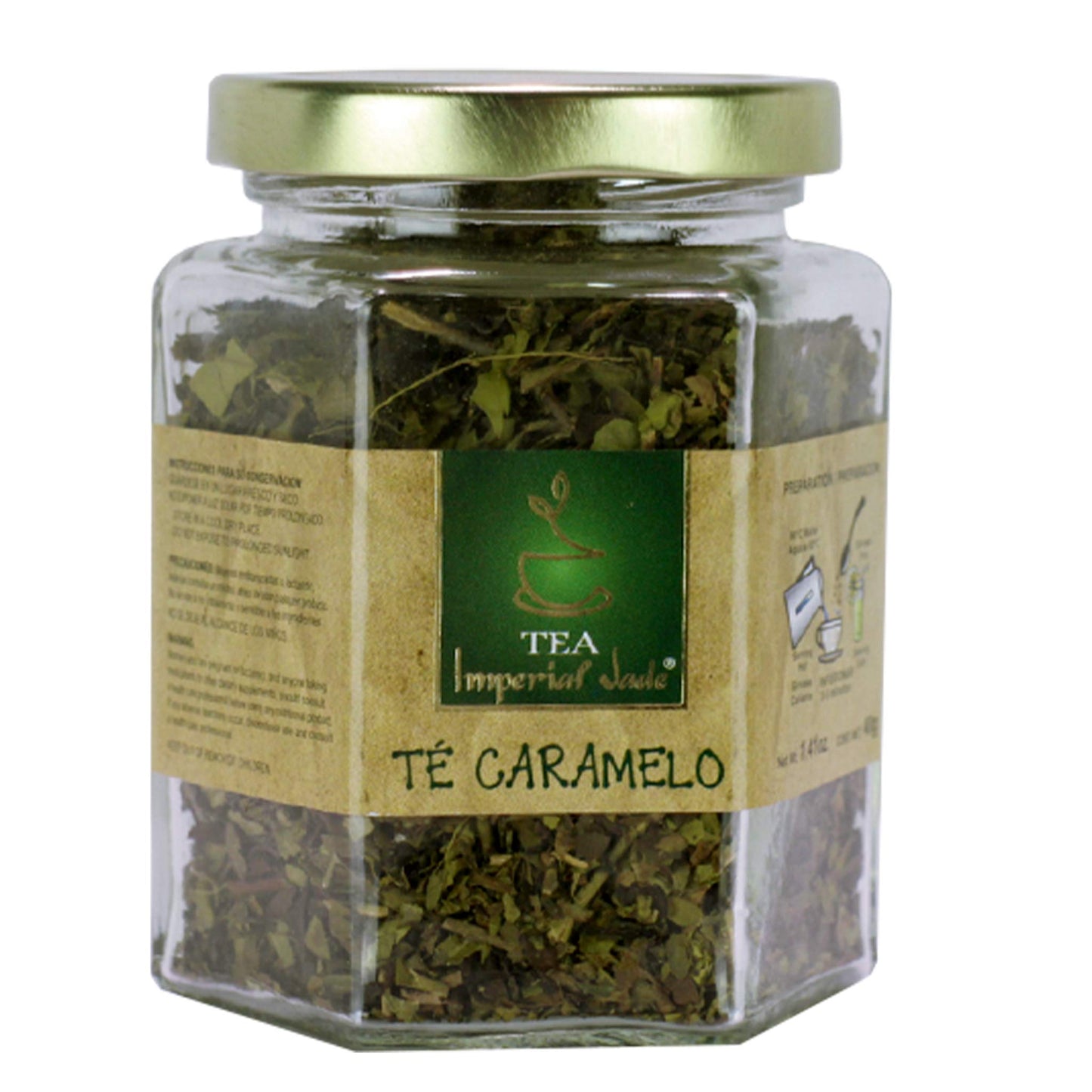 Té granulado IMPERIALJADE ® caramelo frasco 40g