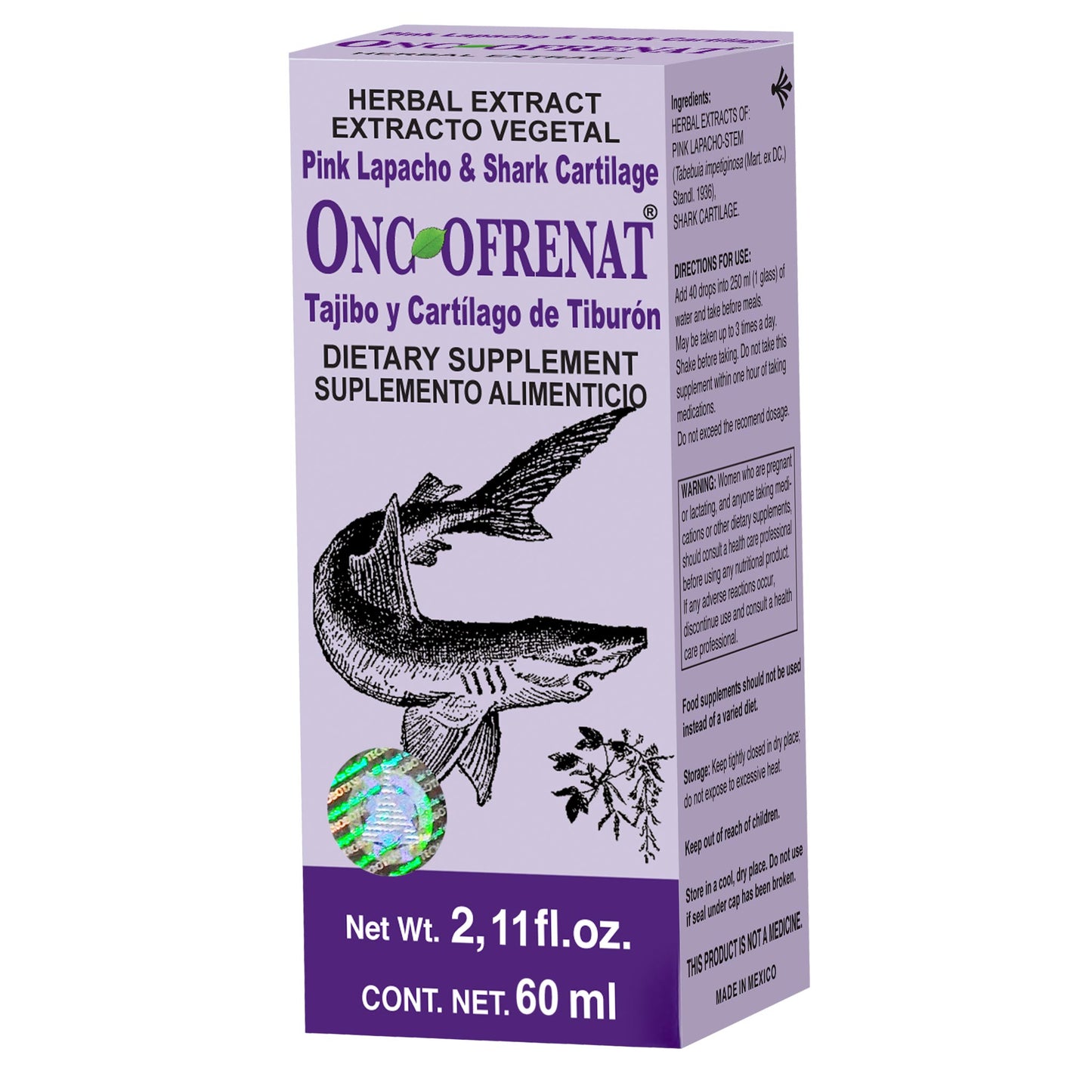 ONCOFRENAT ® extracto vegetal 60ml