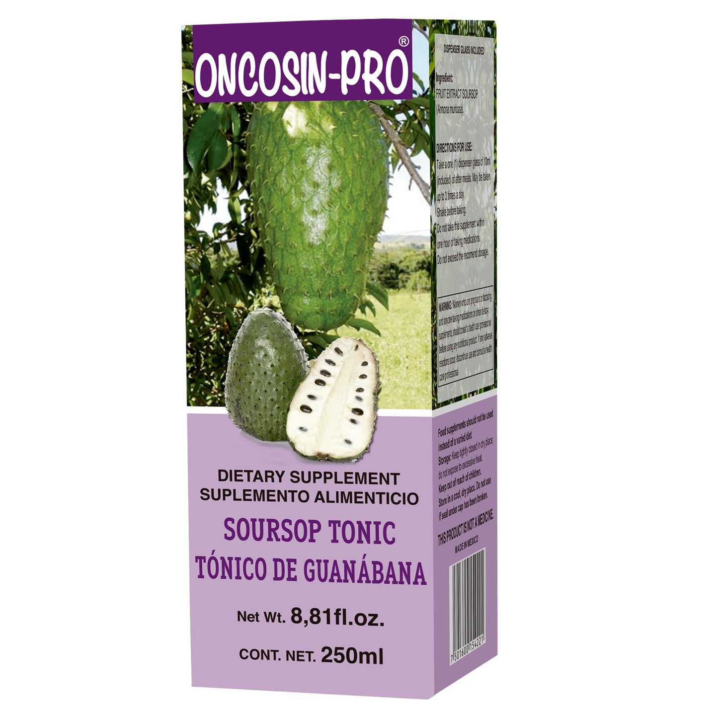 ONCOSIN-PRO ® tónico de guanábana 250ml