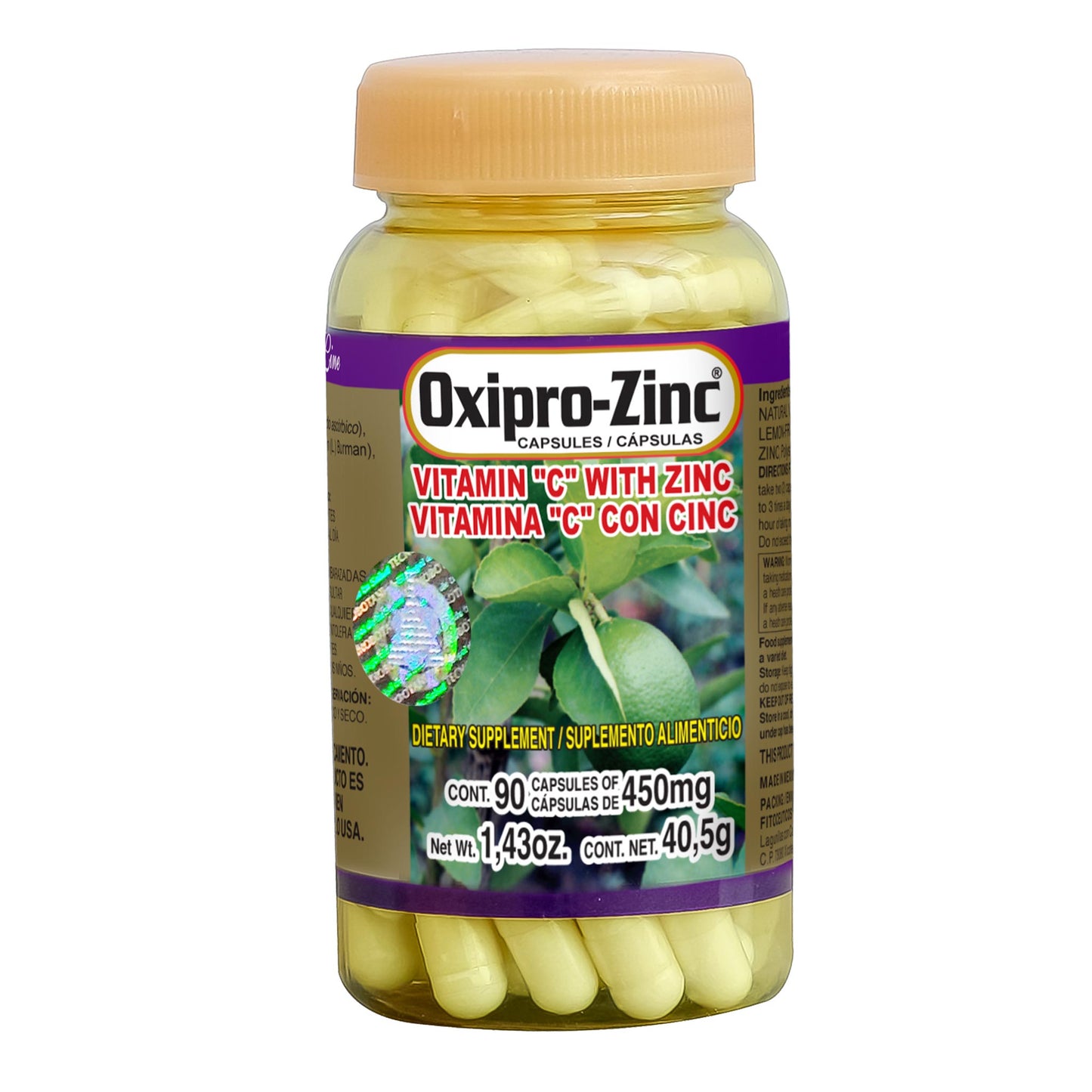 OXIPRO-ZINC ® 90 cápsulas