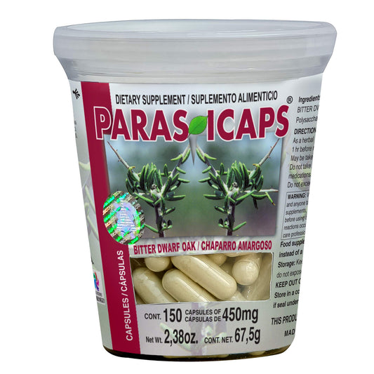 Cápsulas PARASICAPS ® chaparro amargoso frasco 150u