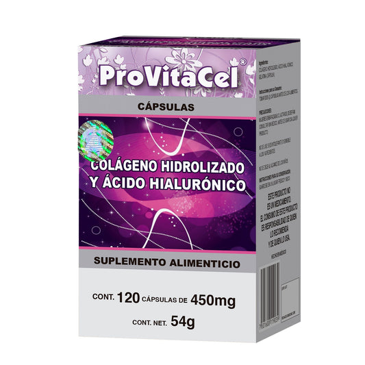 PROVITACEL ® 120 cápsulas de ácido hialurónico