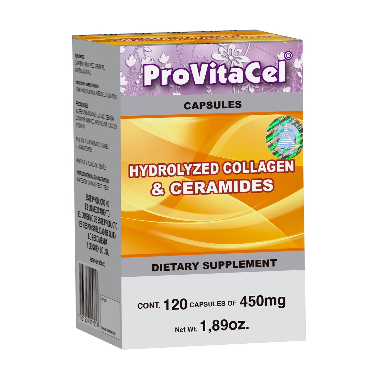 PROVITACEL ® 120 cápsulas de ceramidas