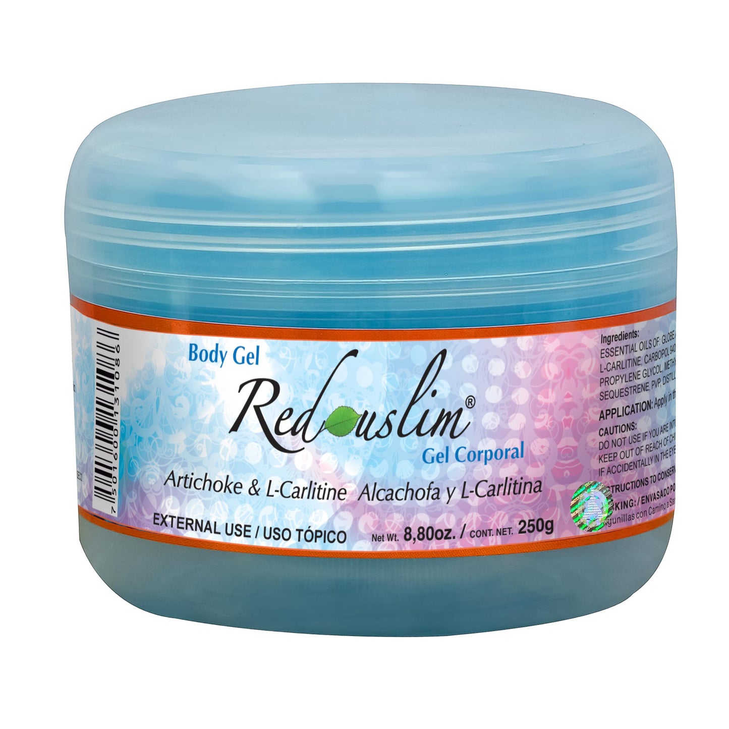 Gel corporal REDUSLIM ® alcachofa y l-carnitina tarro 250g