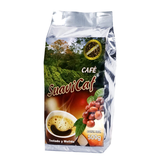 Café granulado SUAVICAF ® café orgánico de Xicotepec de Juárez bolsa 500g