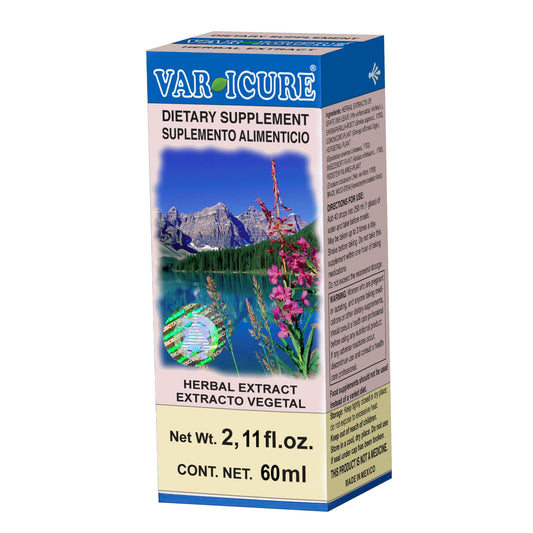 Extracto vegetal VARICURE ® equiseto compuesto caja frasco gotero 60ml