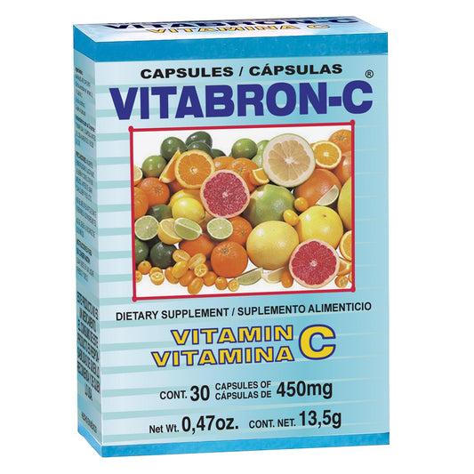 Cápsulas VITABRON-C ® vitamina C caja blister 30u