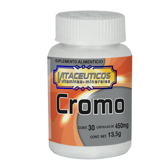 Cápsulas VITACEUTICOS ® cromo caja blister con 30 cáps