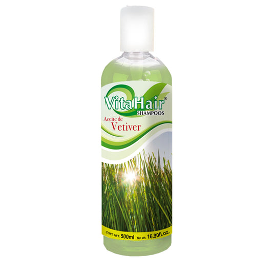 Shampoo VITAHAIR ® aceite de vetiver frasco 500ml