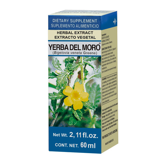 Extracto vegetal YERBA DEL MORO ® yerba del moro caja frasco gotero 60ml