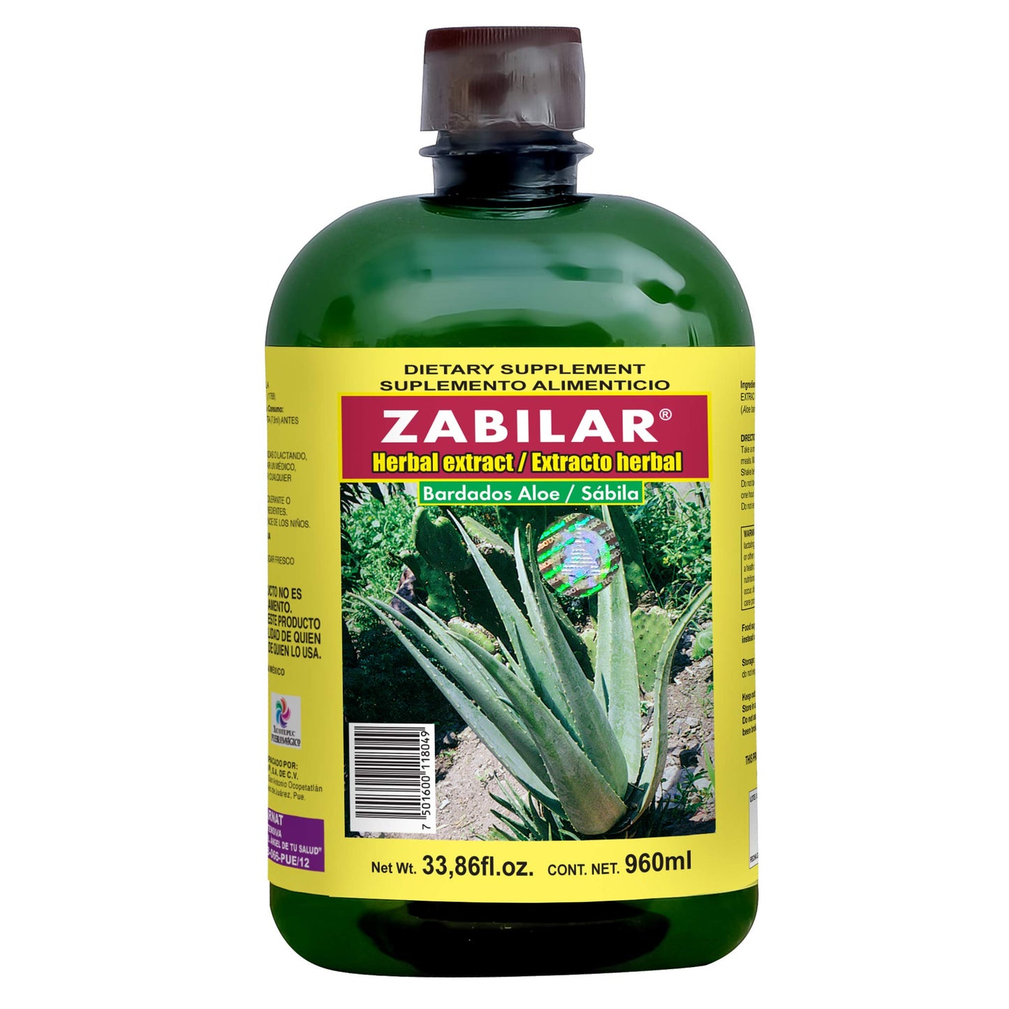 ZABILAR ® bebida de aloe 960ml