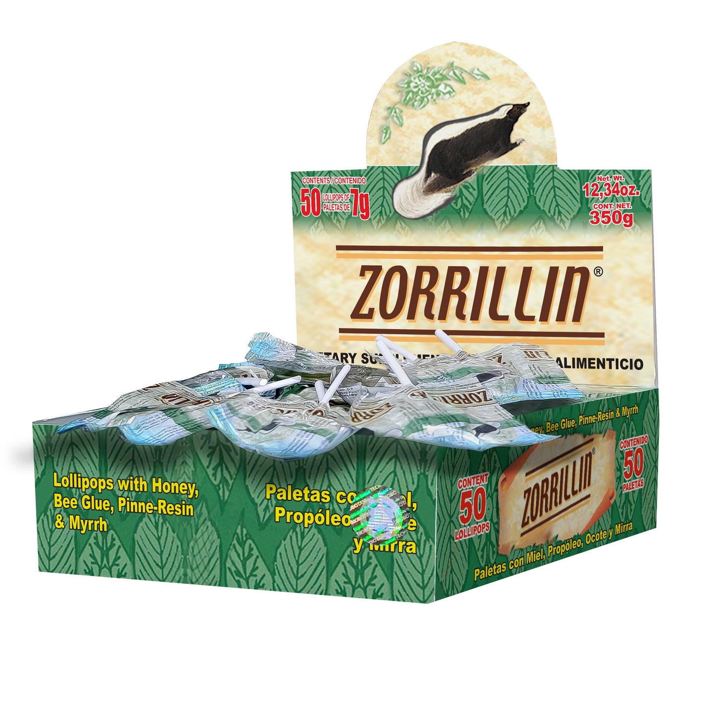 ZORRILLIN ® 50 paletas